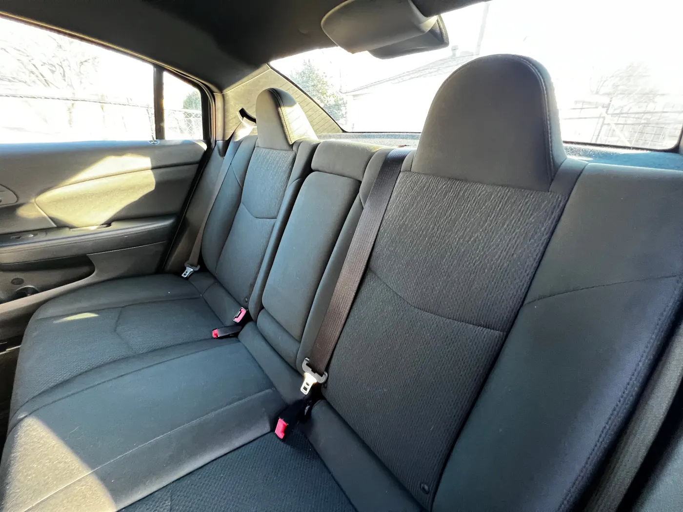 Chrysler 200 rear cabin interior detail