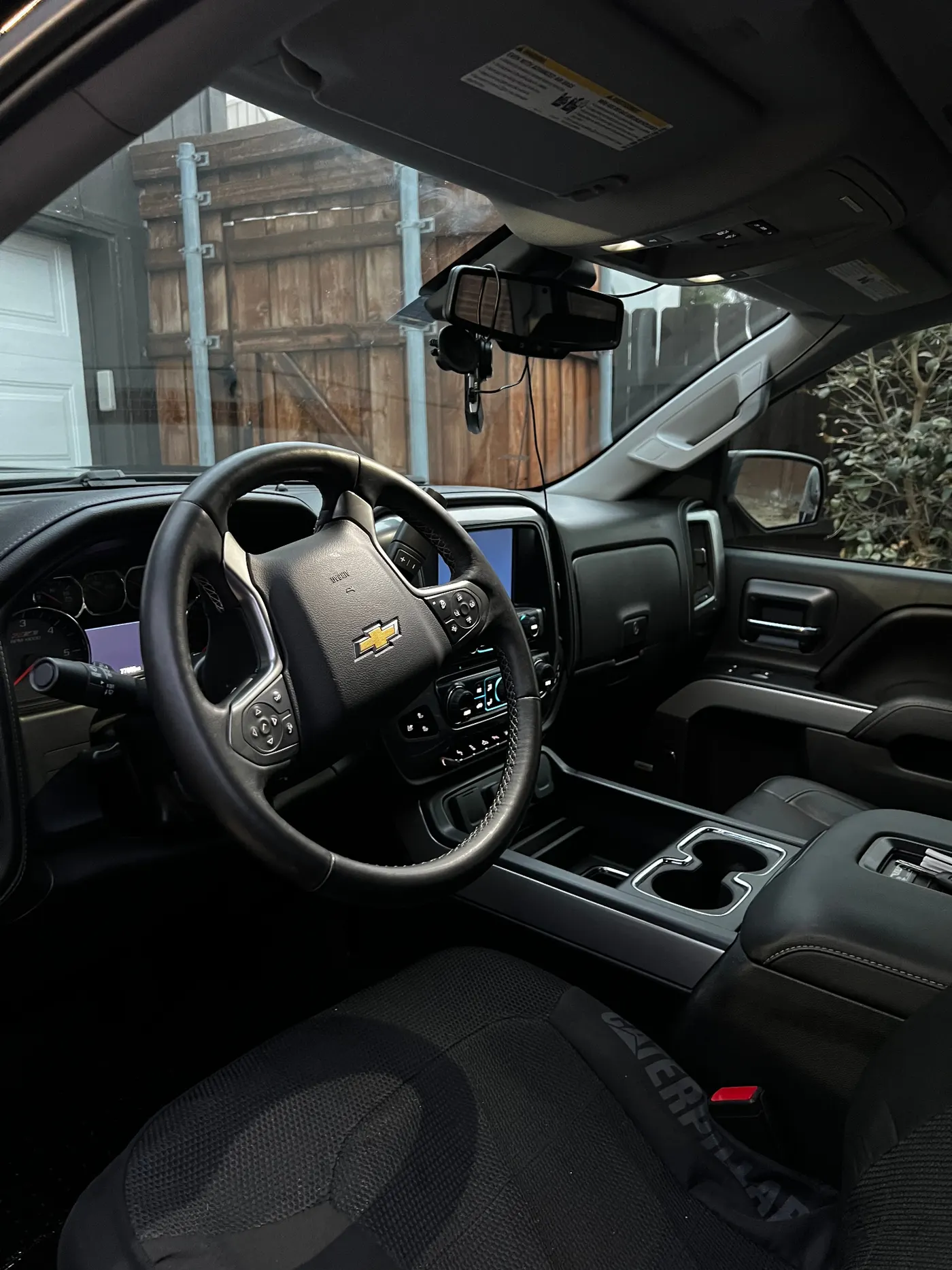 Chevy Silverado cockpit and dashboard after interior detail
