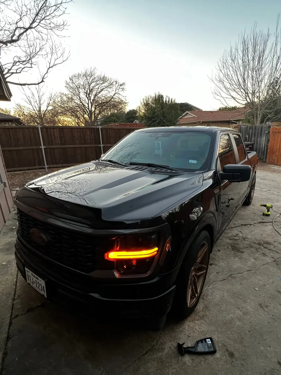 Ford F-150 gloss finish at dusk after exterior detail